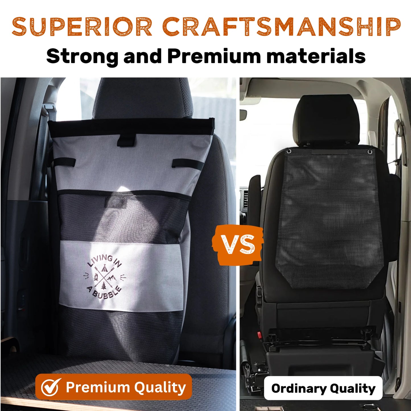 Premium Seat Back Utility Bag