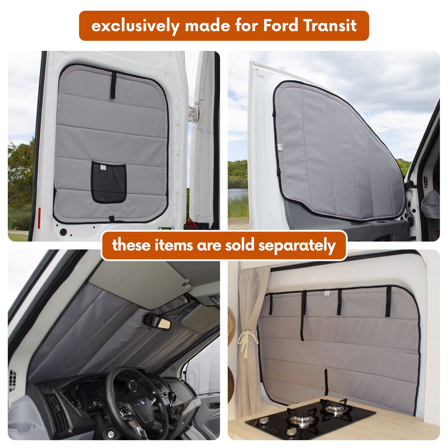 Ford Transit Window Cover - 3-Pack Bundle