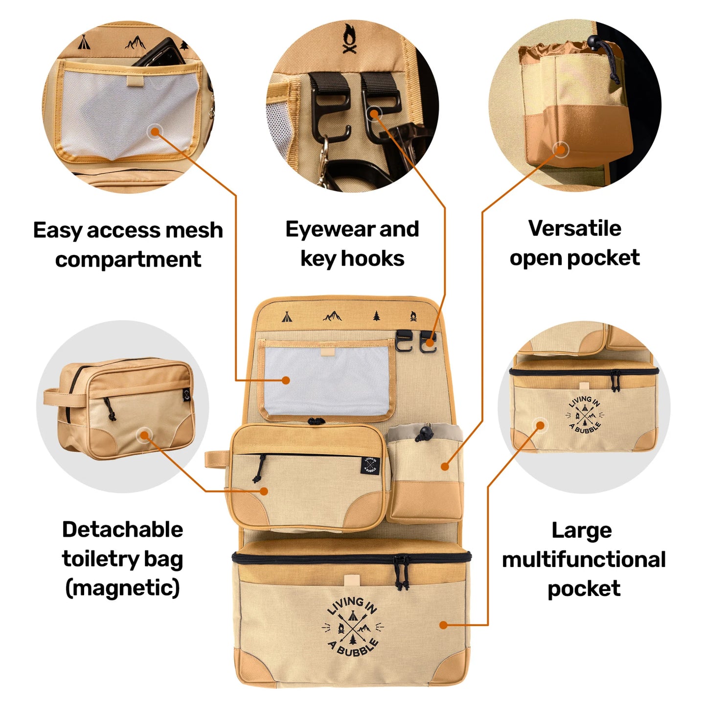 Premium Seat Back Storage