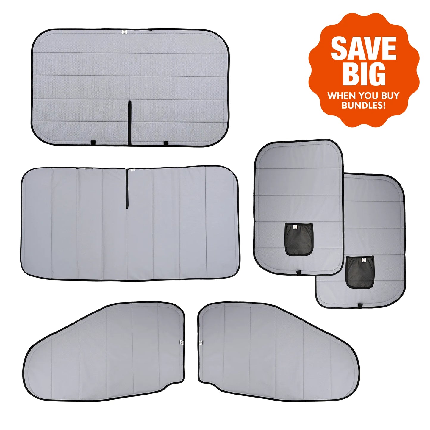 Ford Transit Window Cover - Driver / Passenger Windows (Pair)