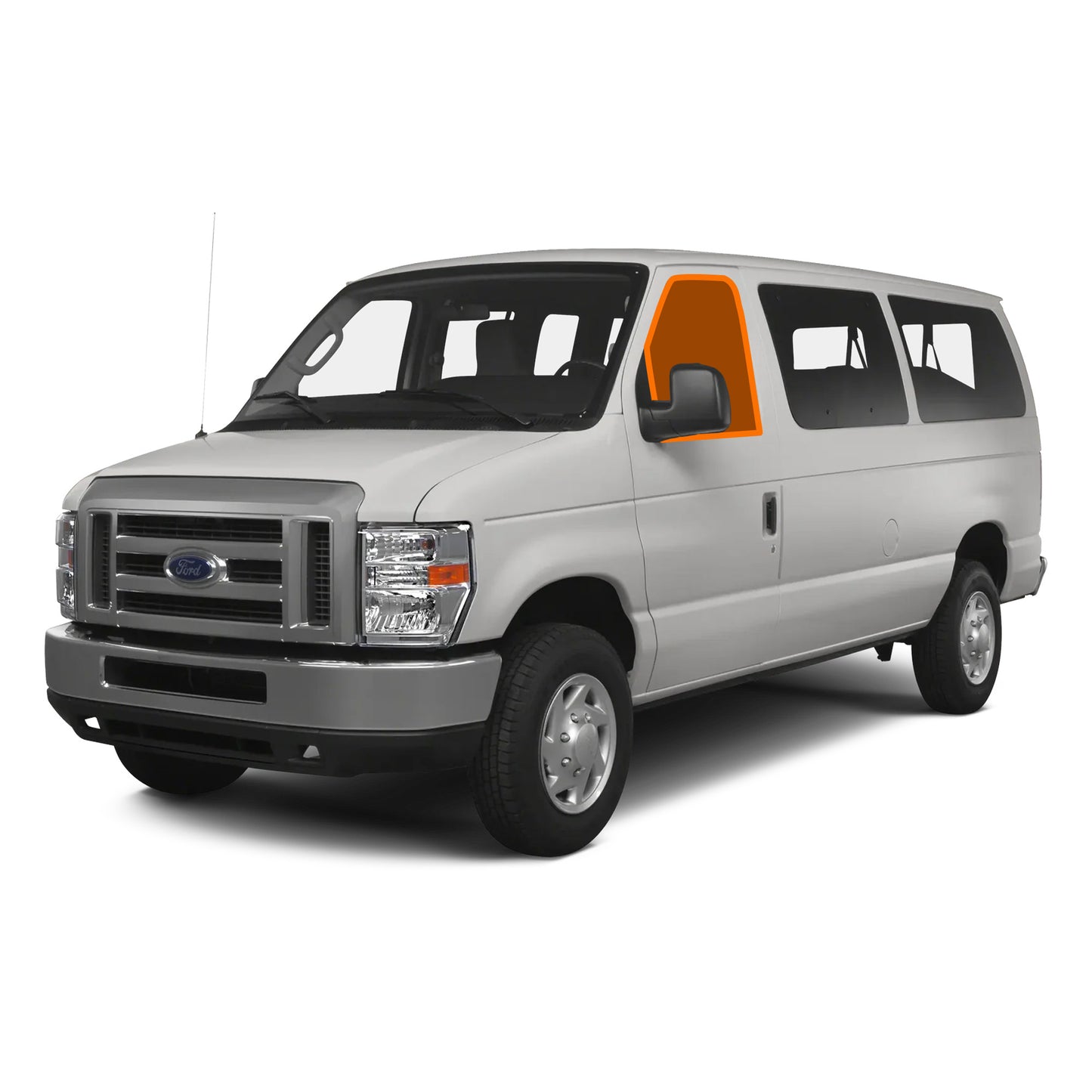 Ford E Series (Econoline, E150, E250, E350) Window Cover - Driver/Passenger Windows (Pair)