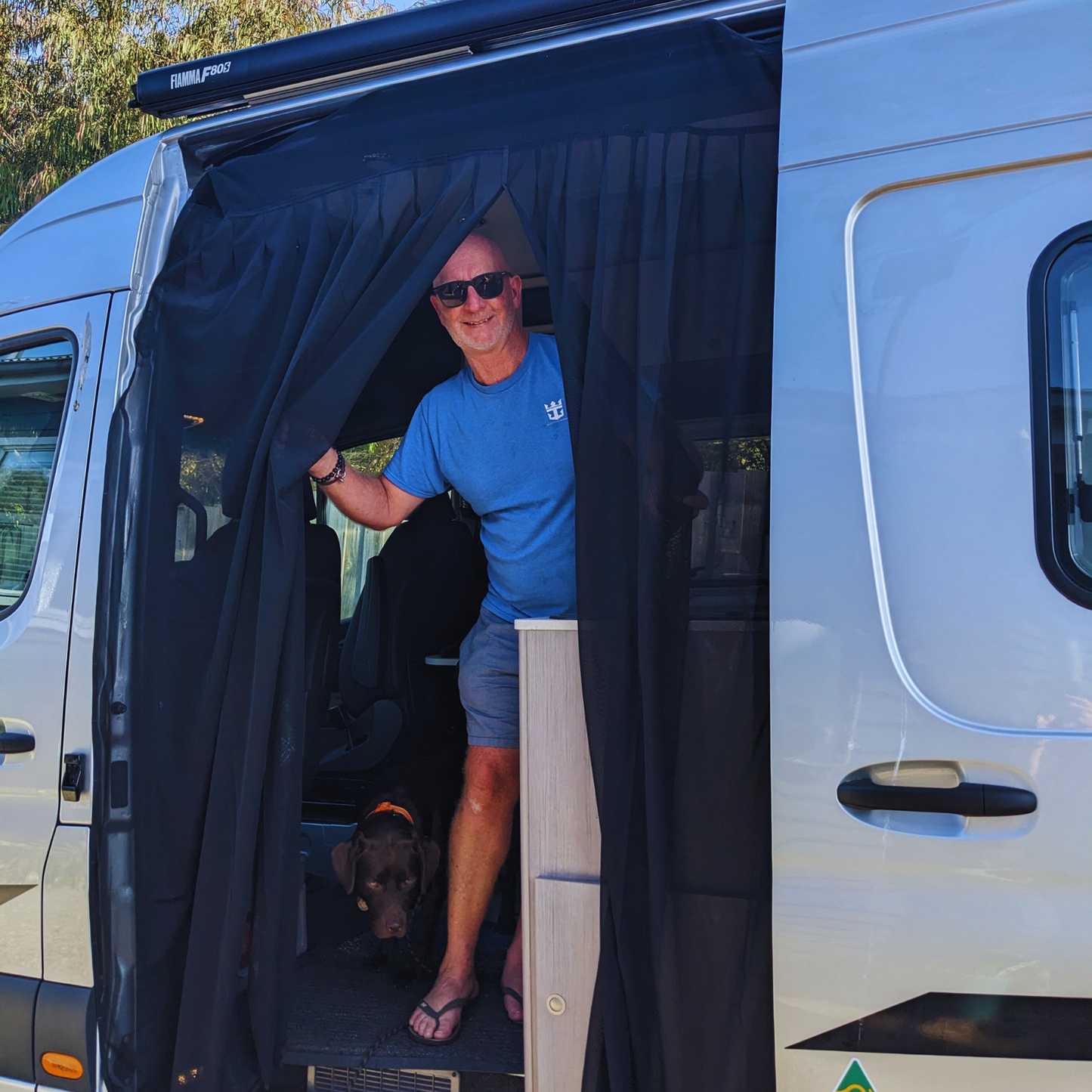 Magnetic Side Door Van Fly Screen