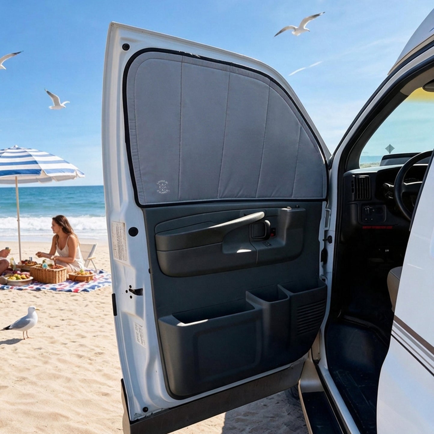 GMC Savana / Chevy Express Window Cover  - 3-Pack Bundle