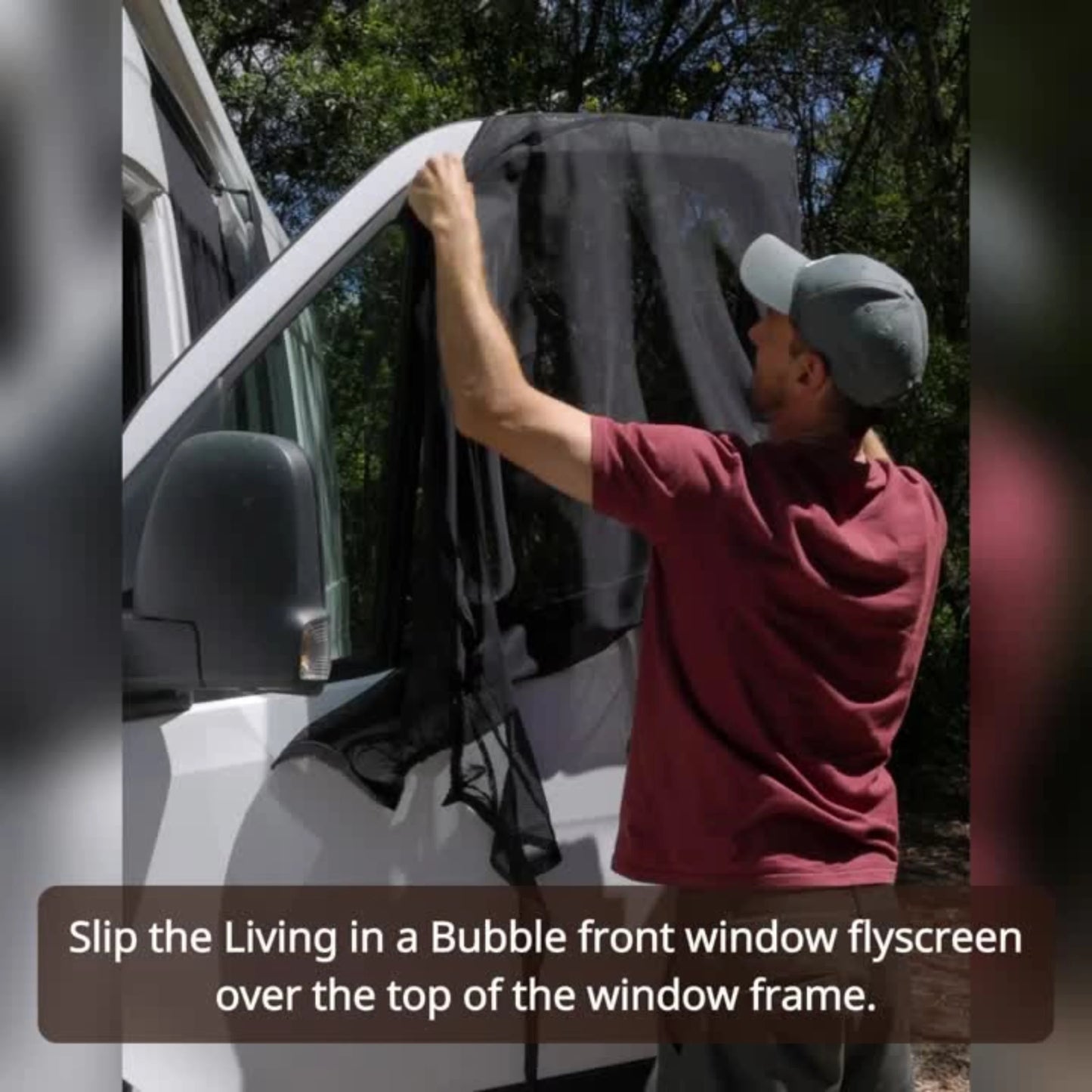 Magnetic Front Window Flyscreens (Pair)