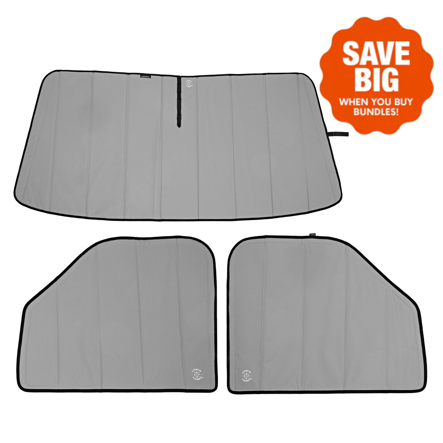 Ford E Series Cutaway (Econoline, E150, E250, E350, E450) Window Cover - Driver/Passenger Windows (Pair)