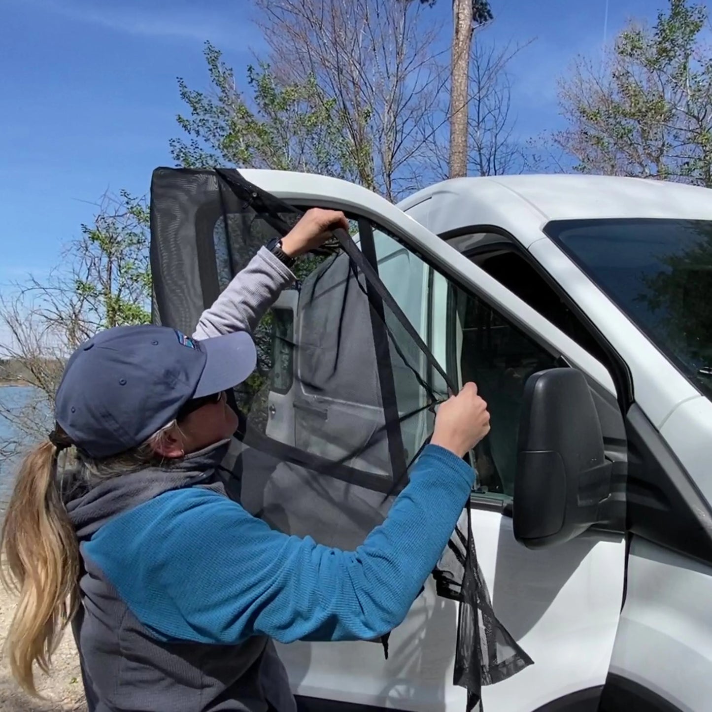 Magnetic Front Window Flyscreens (Pair)