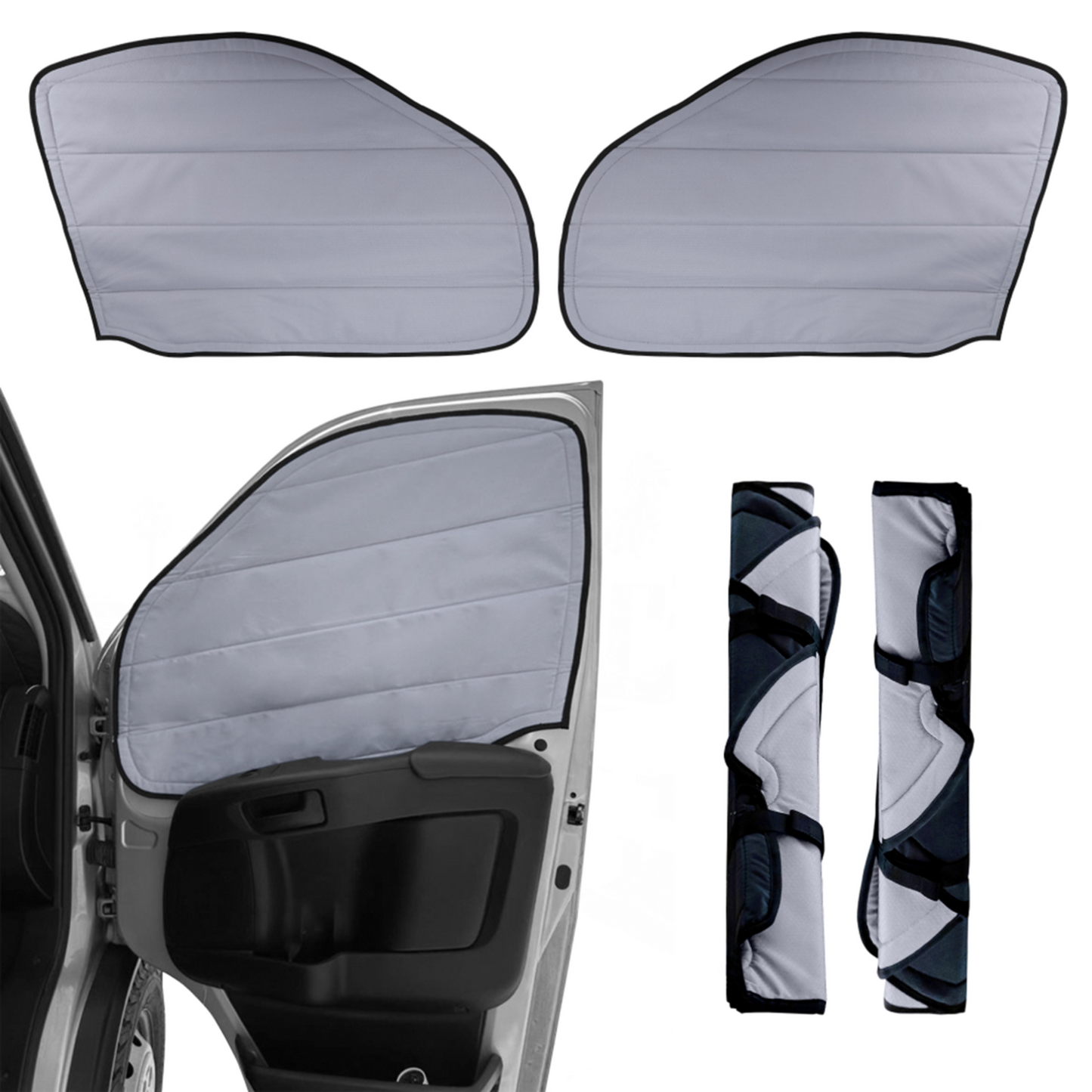 Insulated Window Covers 2 Products Bundle - Cab Set