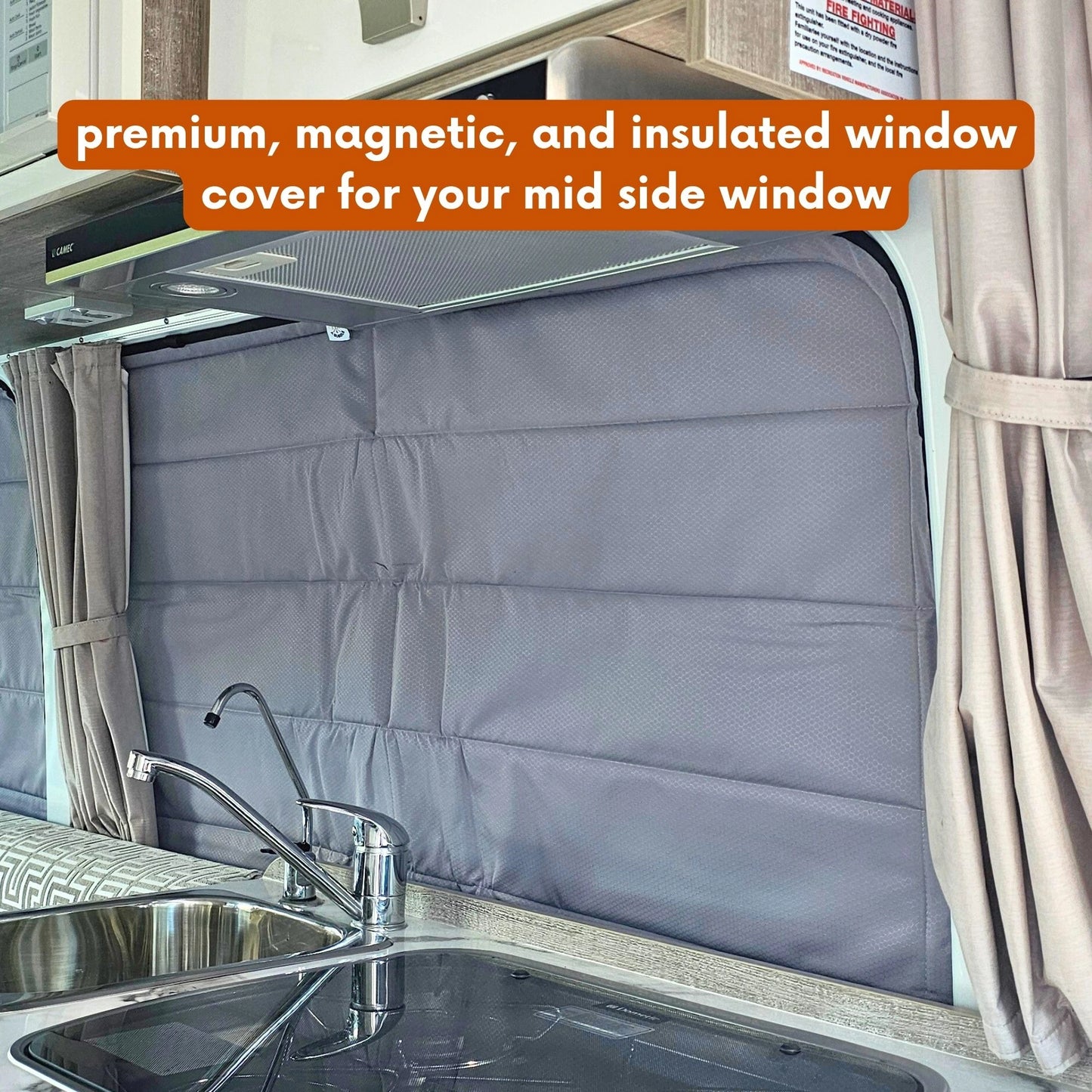 Mercedes Sprinter Window Cover - Mid Side Window