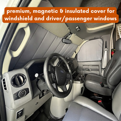 Ford E Series (Econoline, E150, E250, E350) Window Cover - 3-Pack Bundle