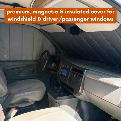 GMC Savana / Chevy Express Window Cover  - 3-Pack Bundle