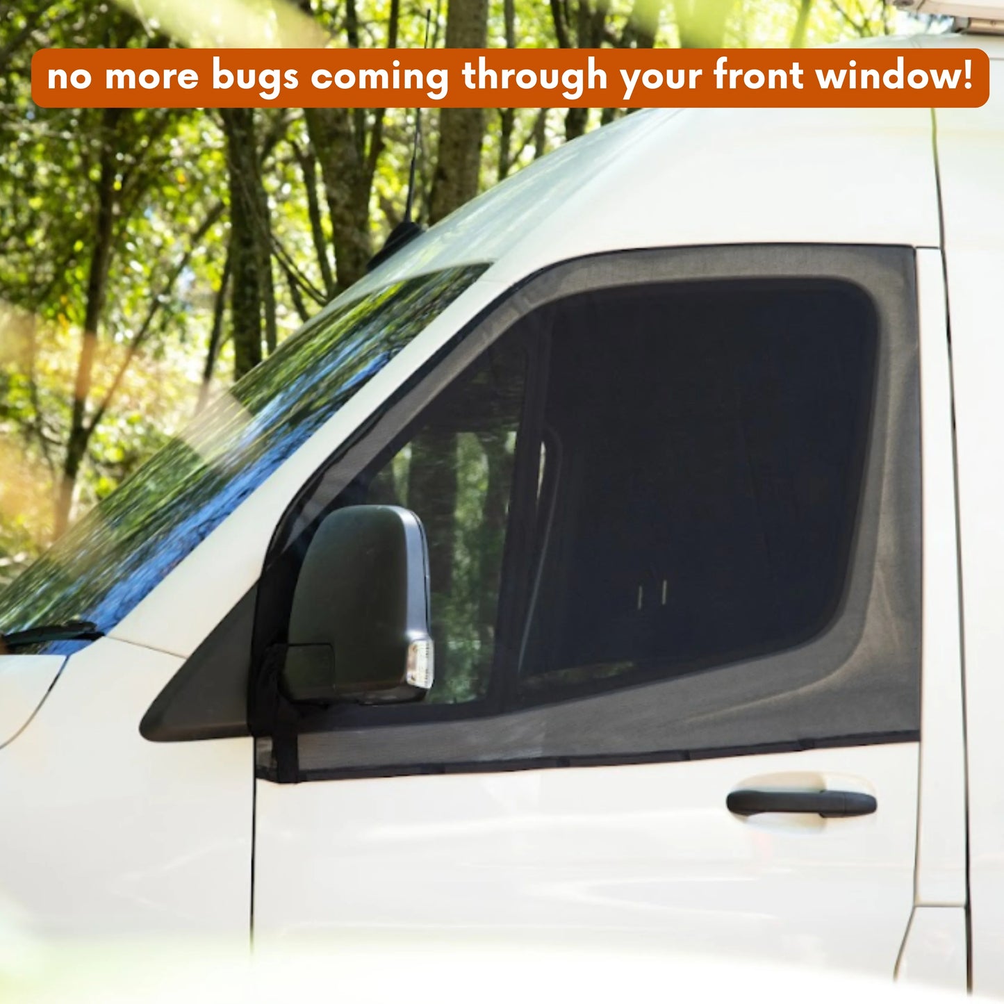 Magnetic Front Window Flyscreens (Pair)