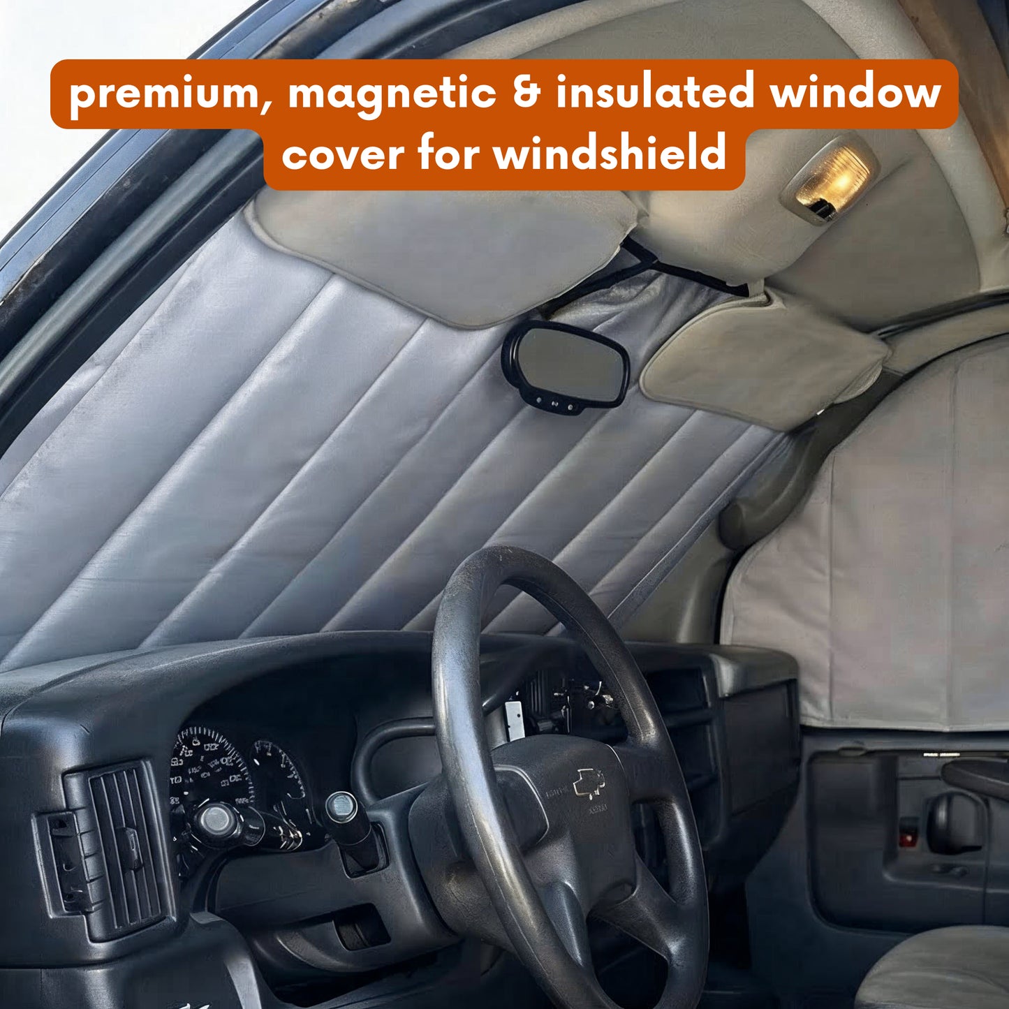 GMC Savana / Chevy Express Window Cover  - Windshield