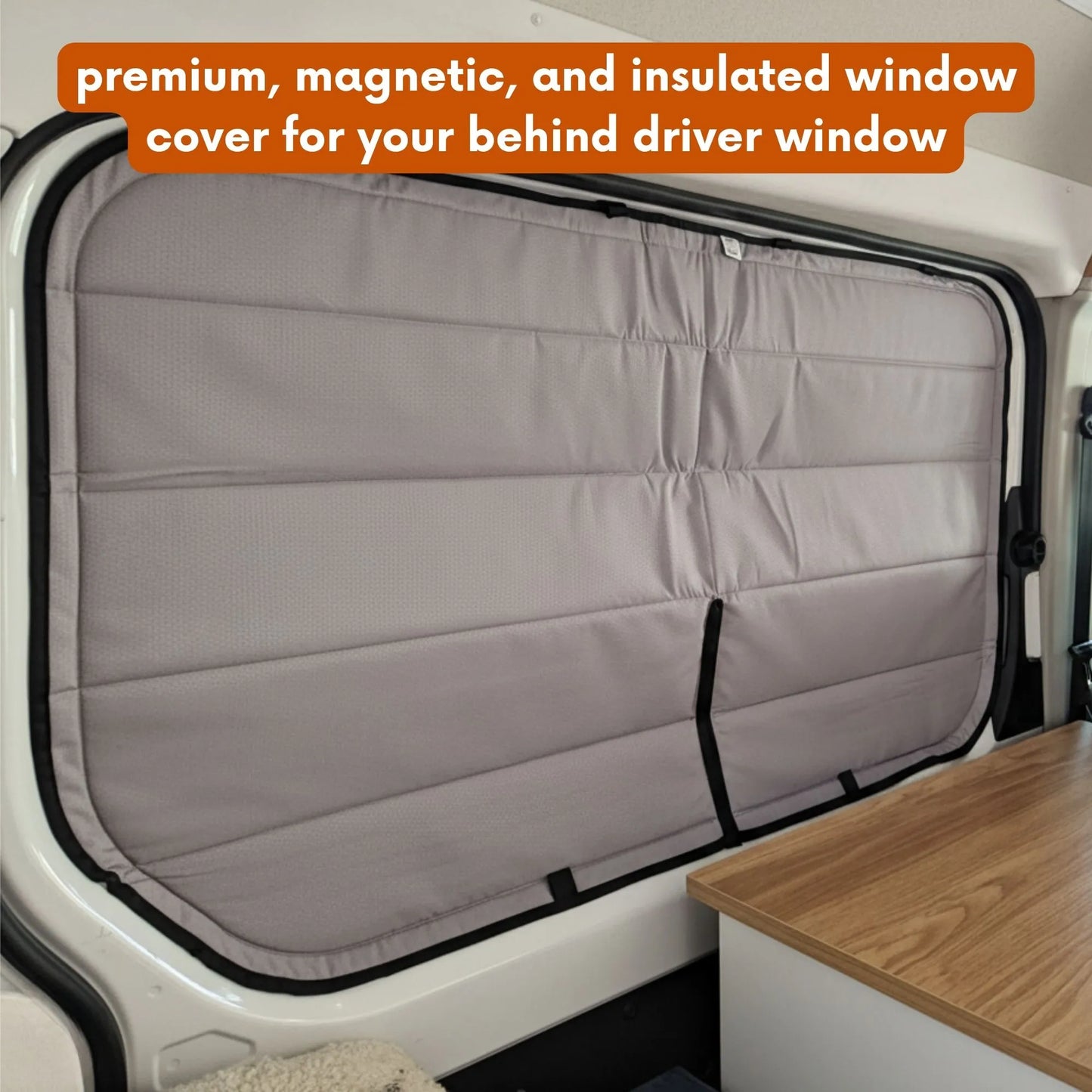Mercedes Sprinter Window Cover - Behind Driver Window