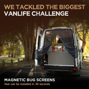 Van Bug Screens Bundle for Mercedes Sprinter and Ford Transit Standard Roof - 2 Pack