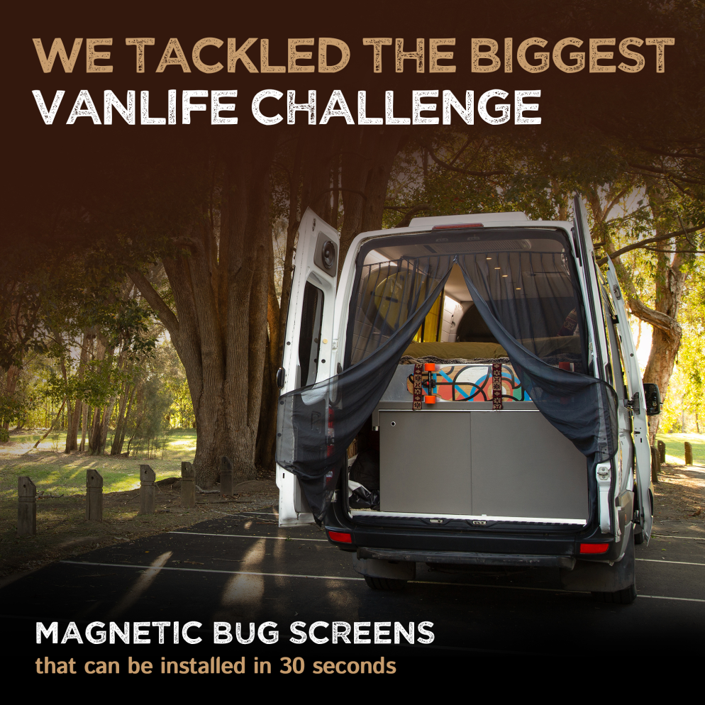 Magnetic Rear Door Van Fly Screen