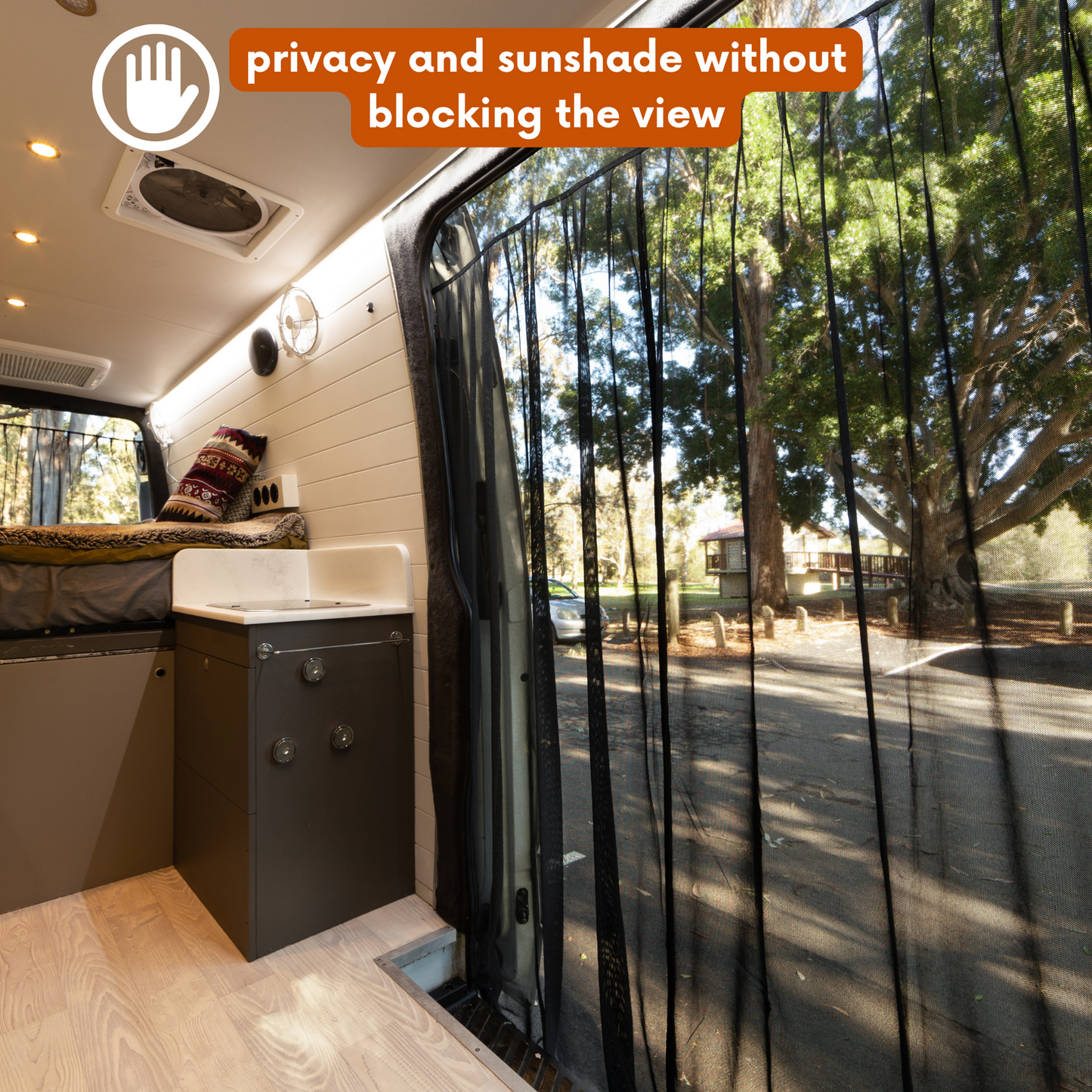 Magnetic Side Door Van Fly Screen