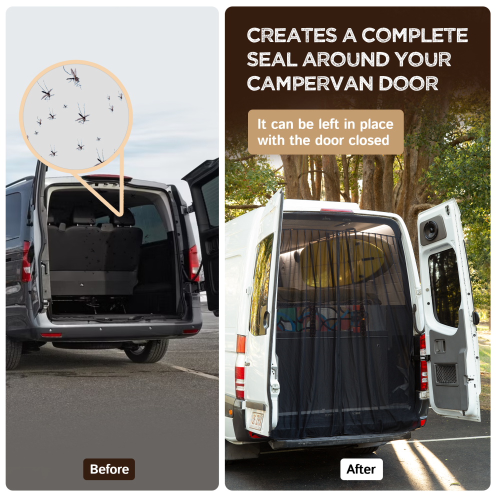 Van Bug Screens Bundle for Mercedes Sprinter & Ford Transit Standard Roofs - 3 Pack