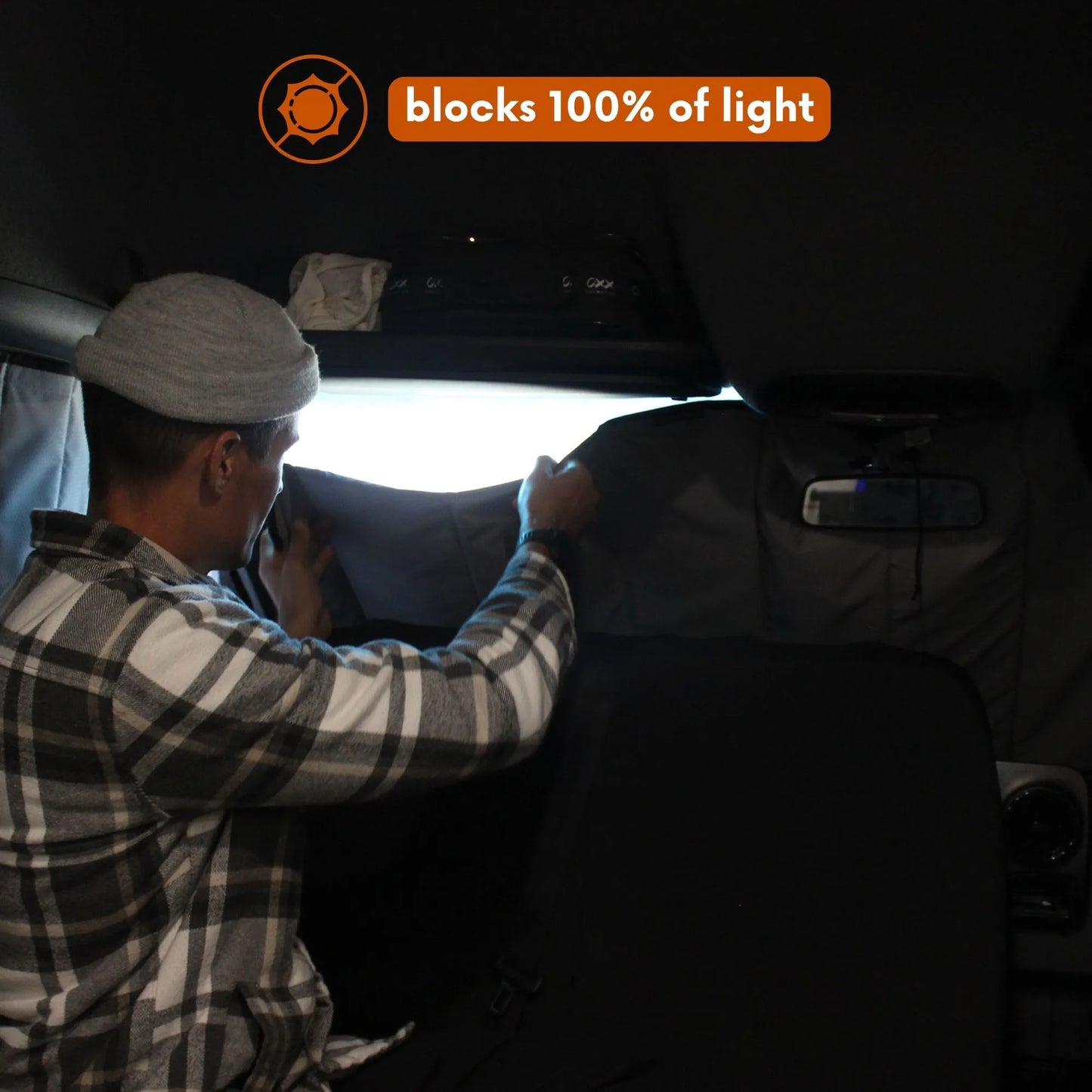 Mercedes Sprinter Window Cover - Mid Side Window