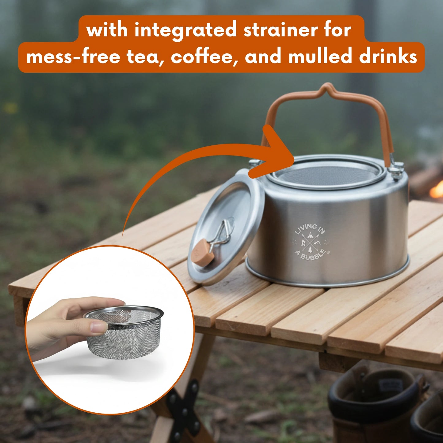 Kettle with Strainer