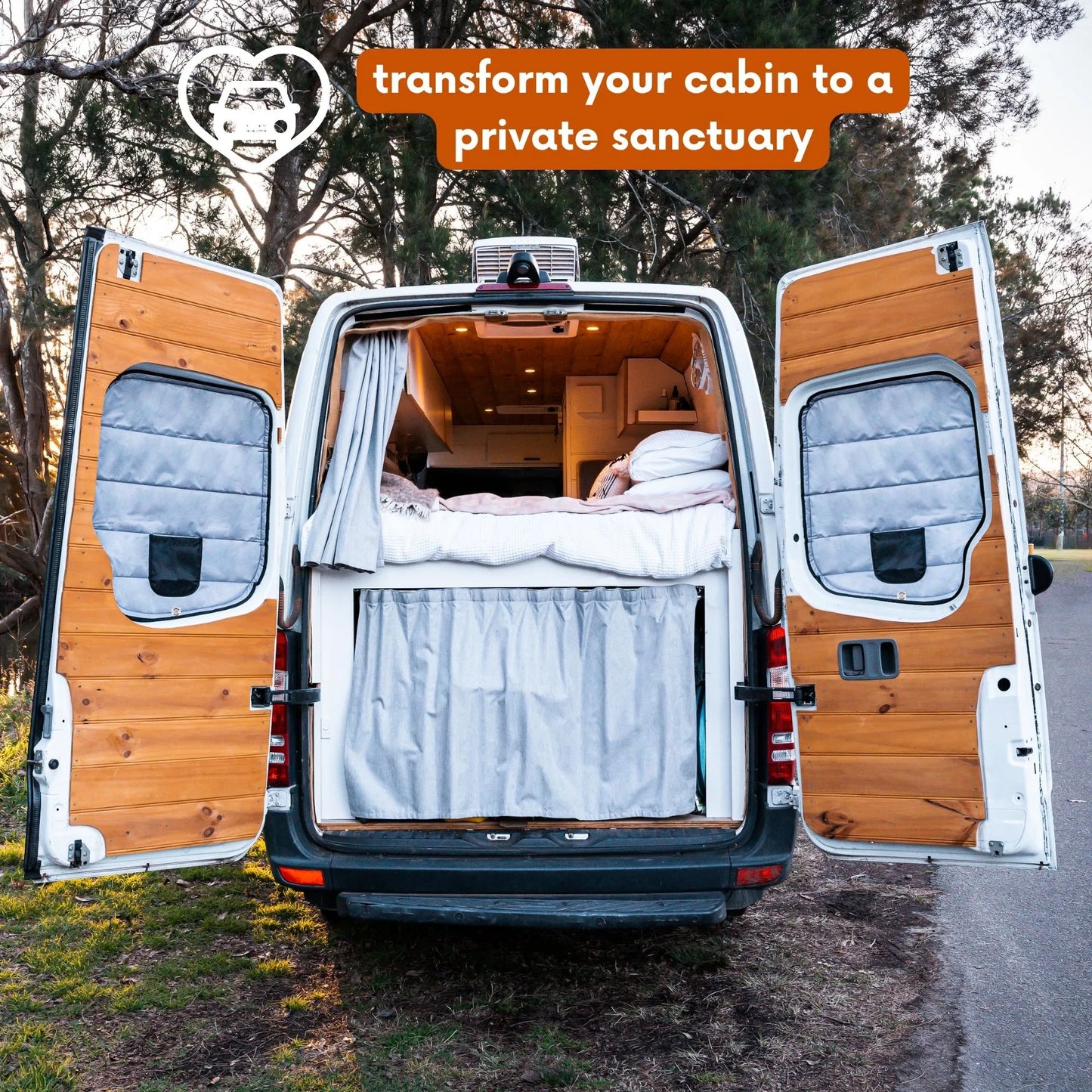 Mercedes Sprinter Window Cover - Behind Driver Window