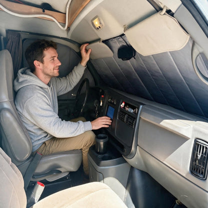 GMC Savana / Chevy Express Window Cover  - Windshield