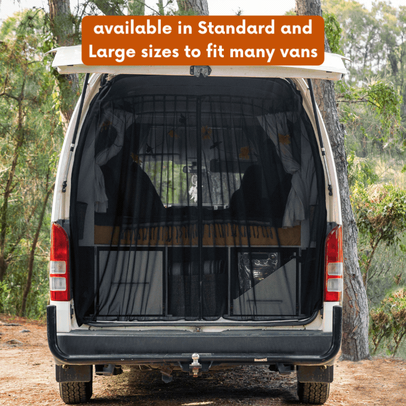 Magnetic Rear Door Van Fly Screen