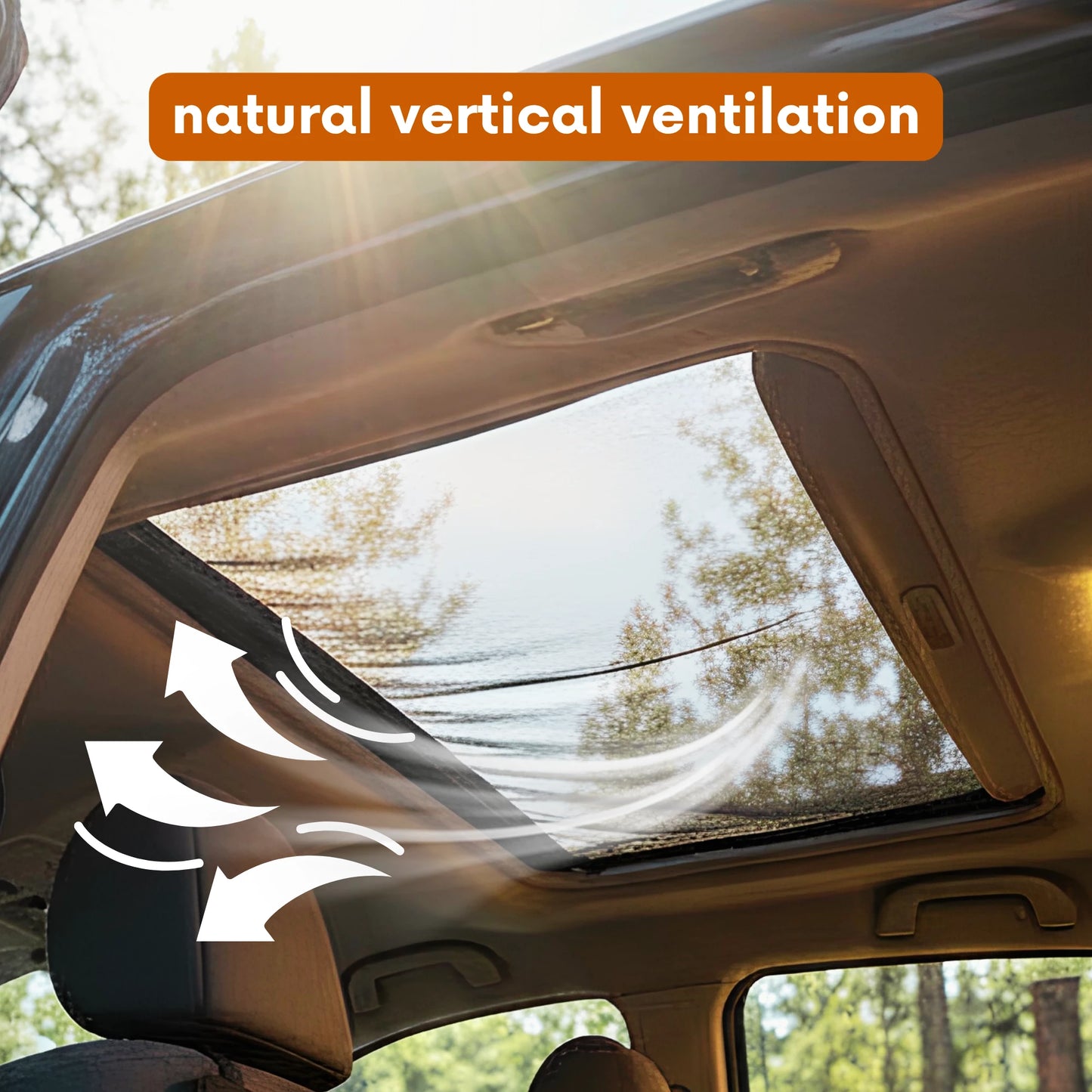 Magnetic Sunroof Bug Screen For Cars
