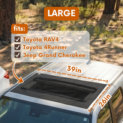 Magnetic Sunroof Bug Screen For Cars