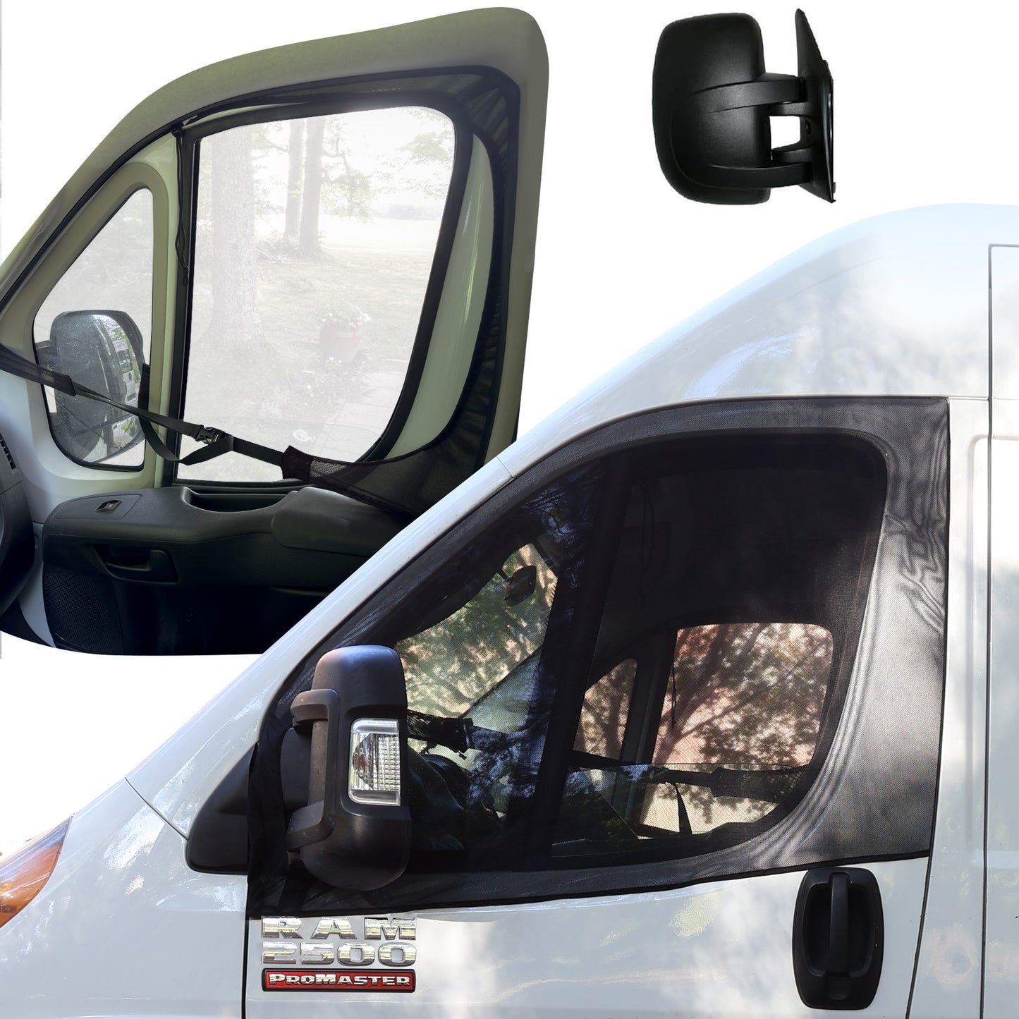 Magnetic Front Window Flyscreens (Pair)