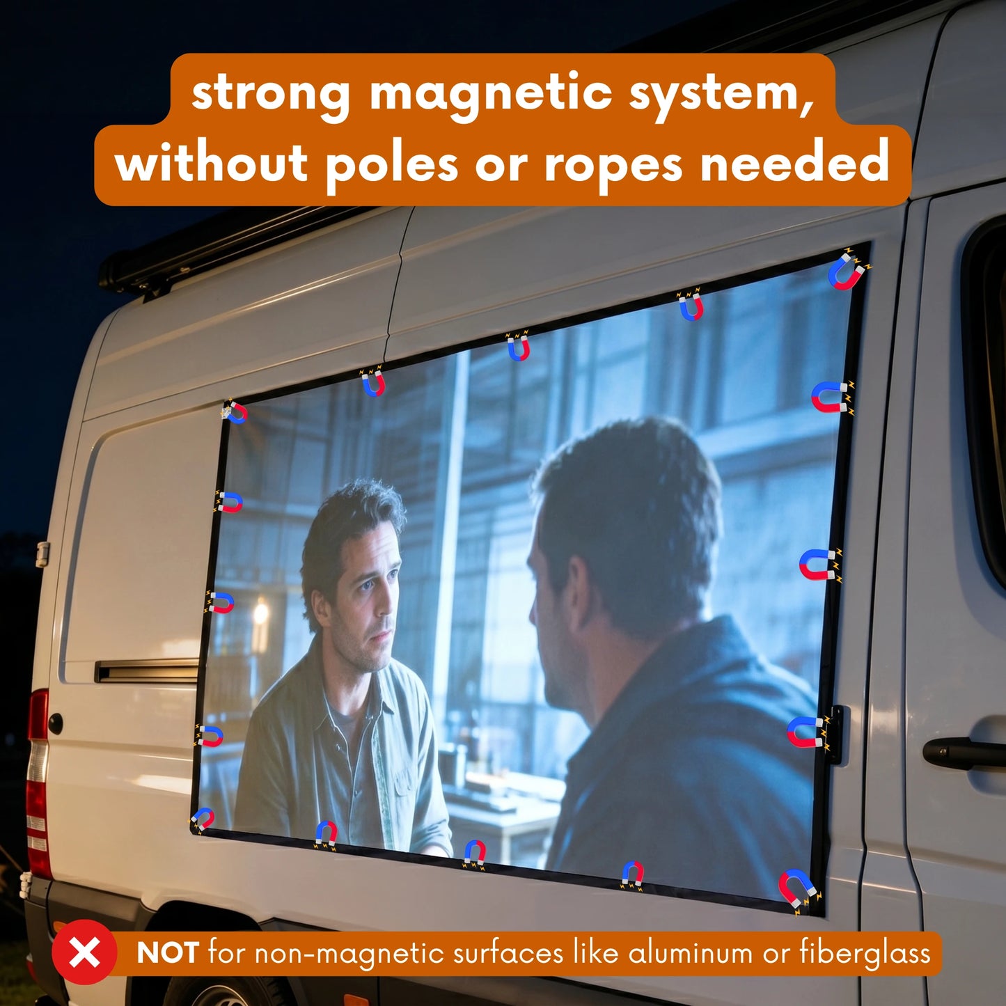 Magnetic Projector Screen