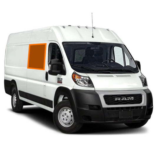 RAM Promaster Window Cover - Sliding Door Window (Bare Metal)