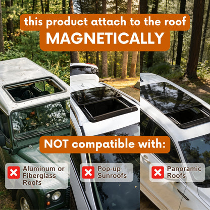 Magnetic Sunroof Bug Screen For Cars