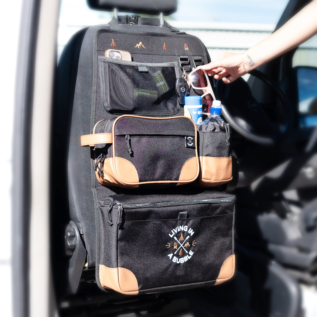 Premium Seat Back Storage – Living in a Bubble USA