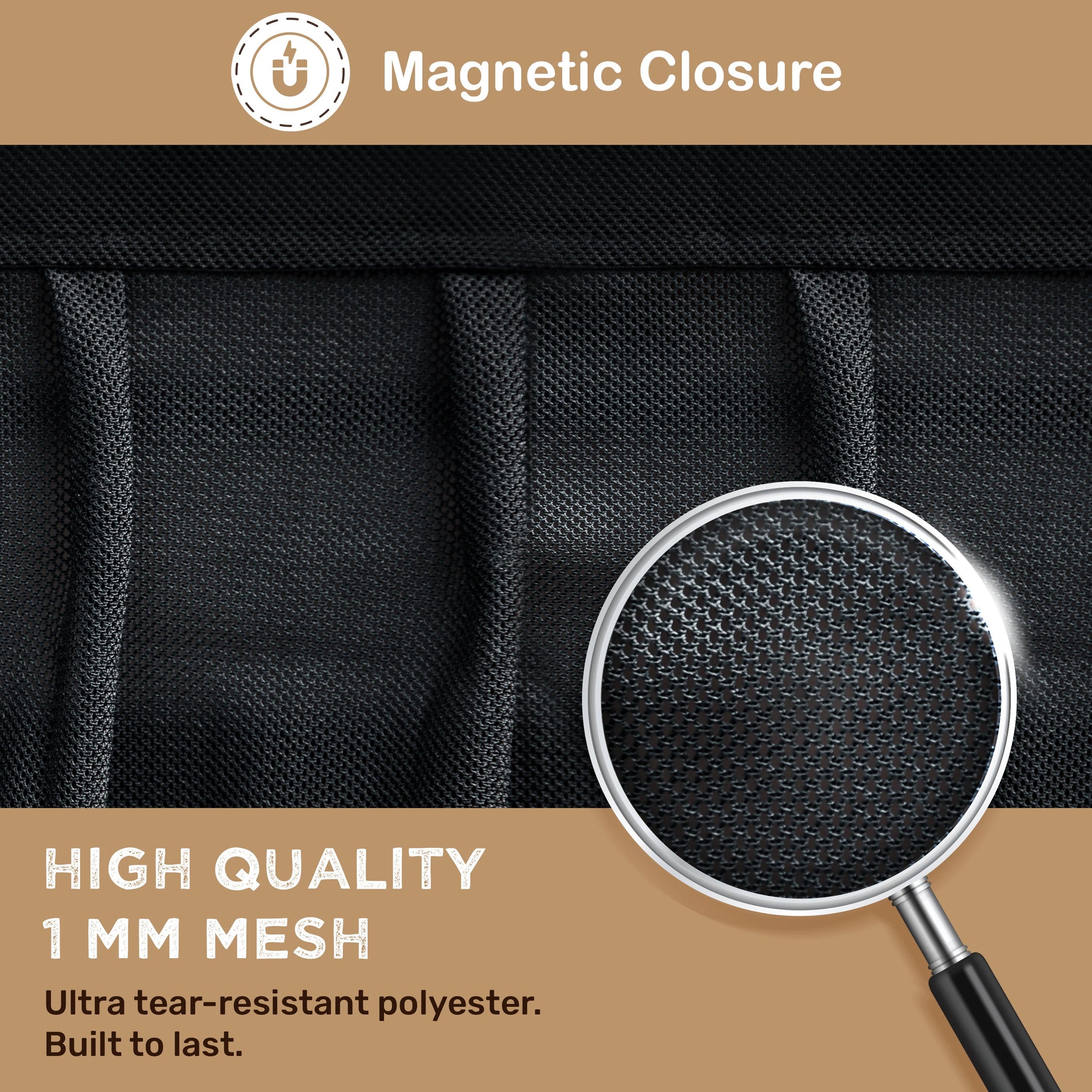 Magnetic Fly Screen 3 Products Bundle - Small Size
