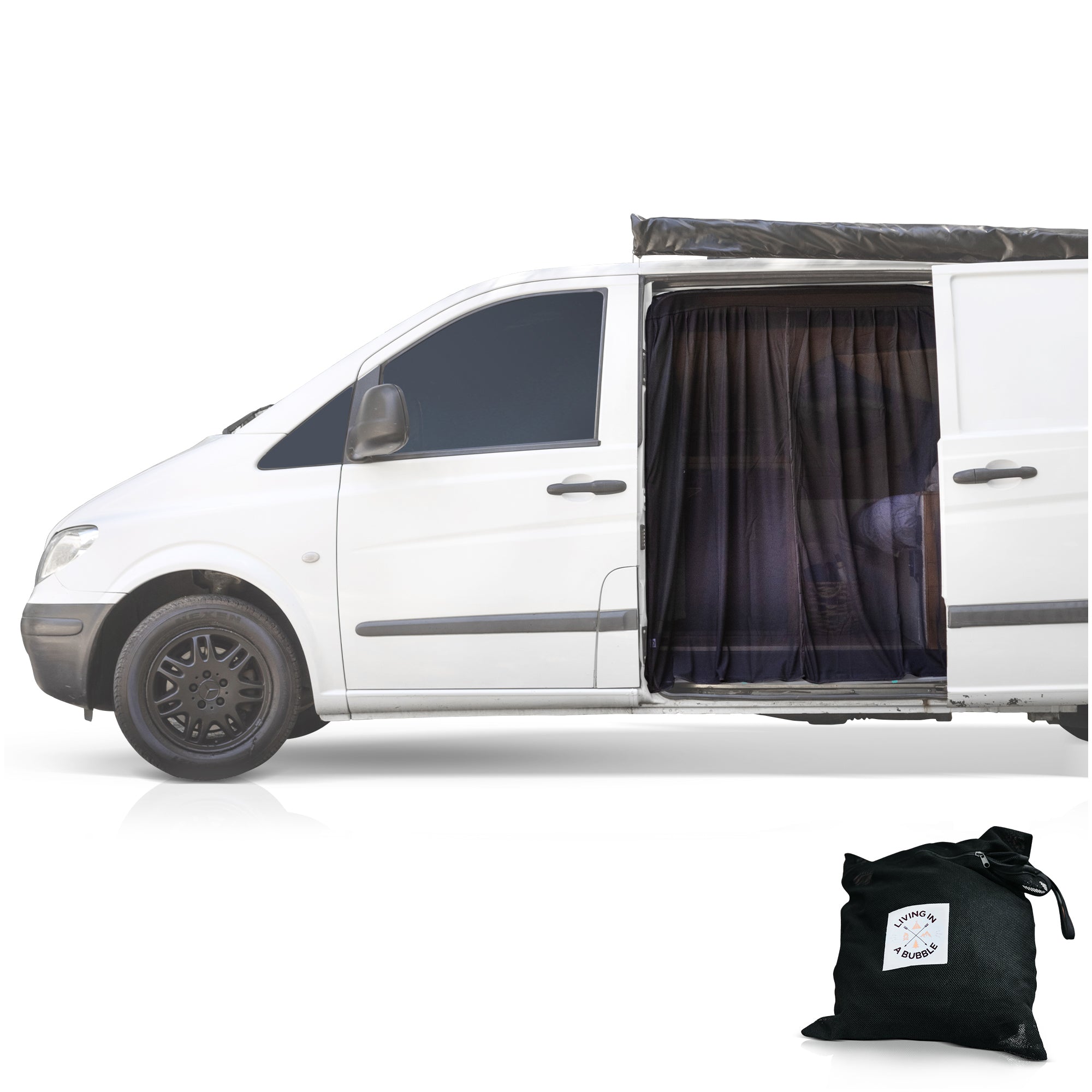 Magnetic Side Door Van Fly Screen