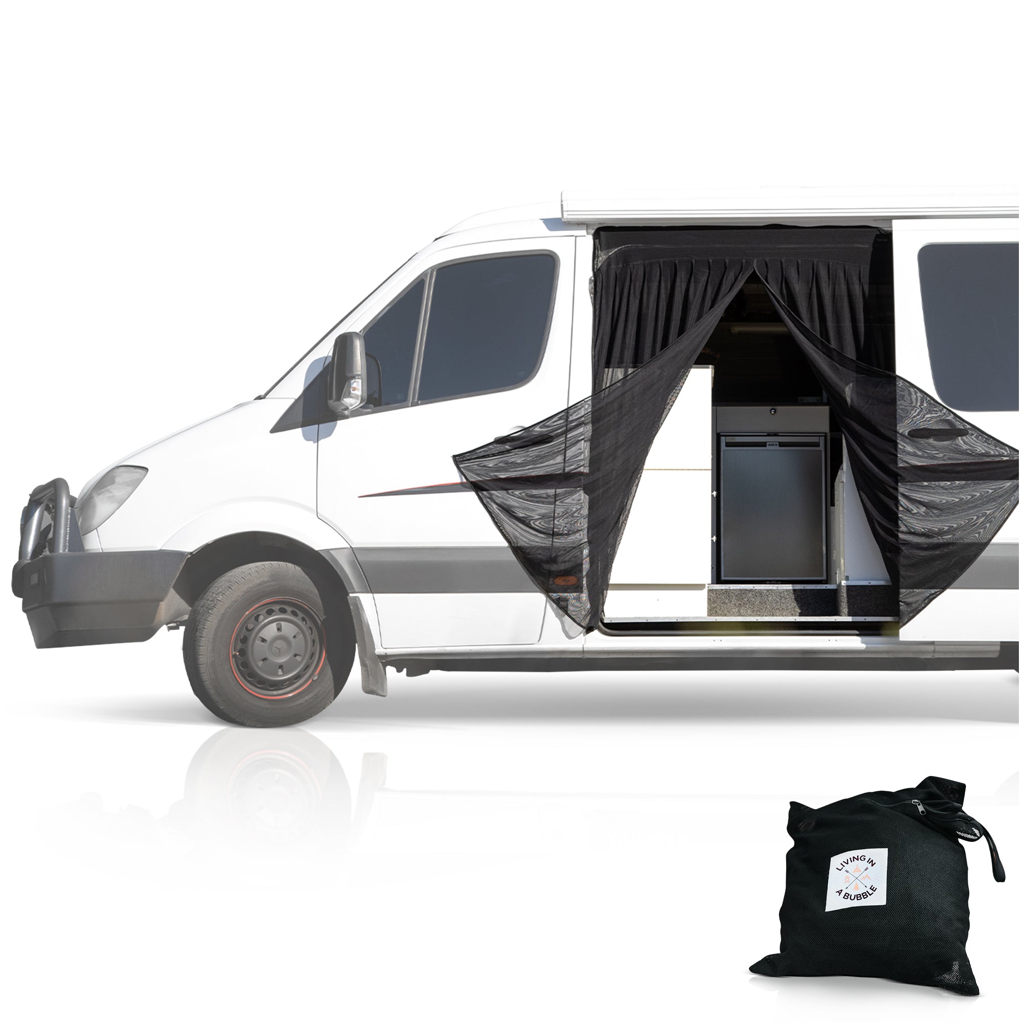 Magnetic Side Door Van Fly Screen